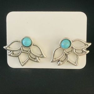 Turquoise Southwest Style Stud Earrings